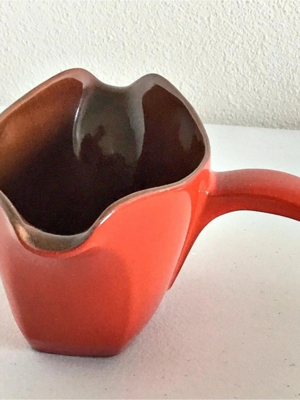 MCM Frankoma GS Flame Red/Orange Gravy